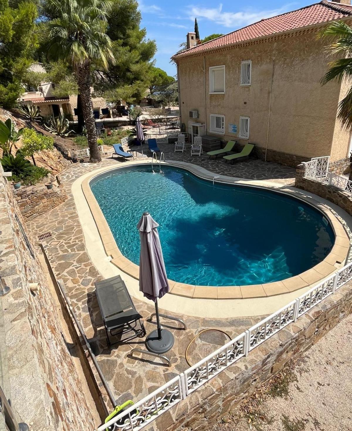 Meuble Tourisme 4*, Les Pieds Dans L'Eau, Villa Las Palmeras Ла Лонд-ле-Мор Екстериор снимка